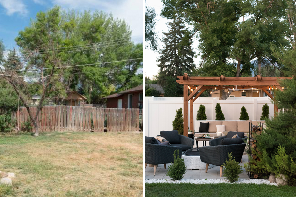Before And After Diy Backyard Ideas