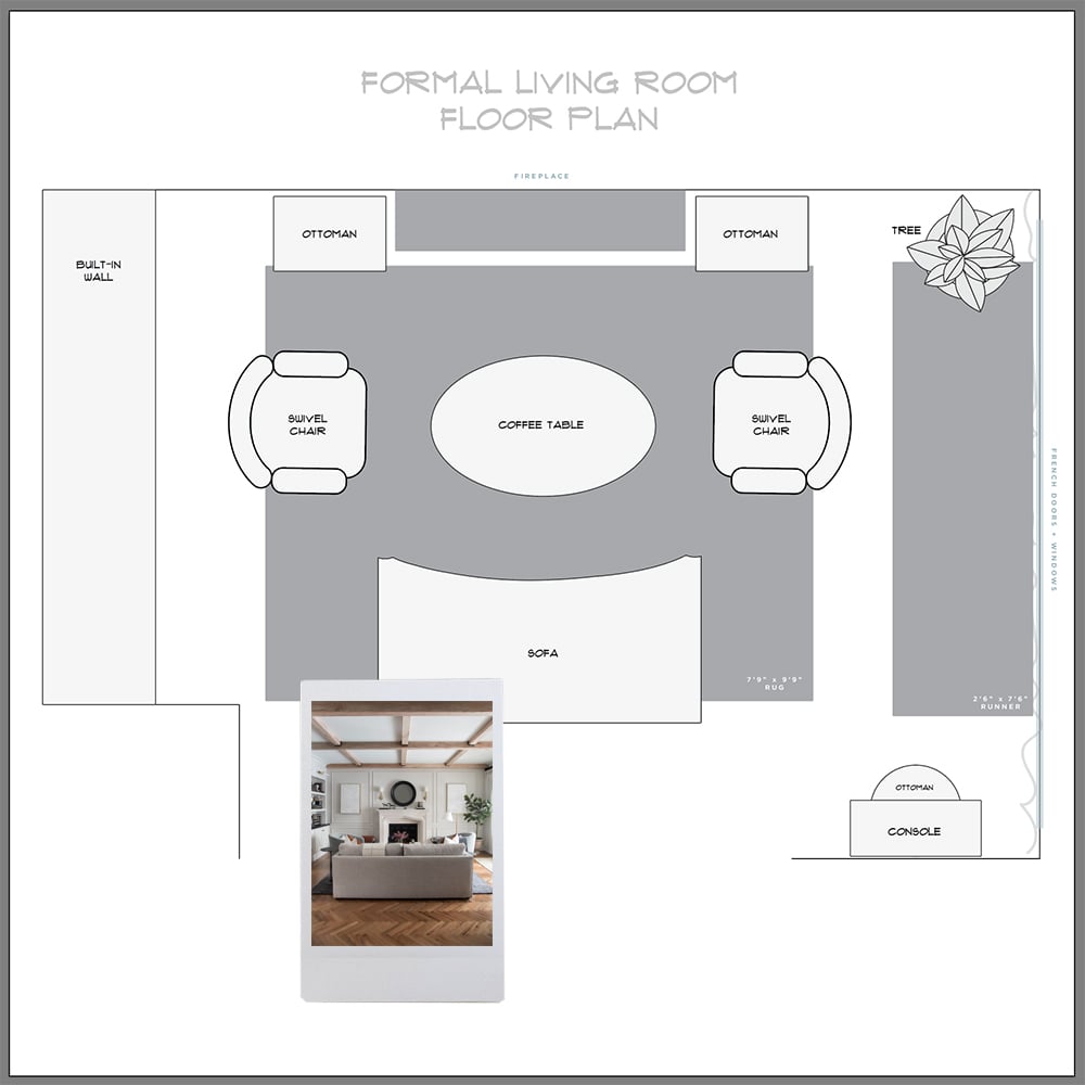Formal Living Room Floor Plan   Room For Tuesday