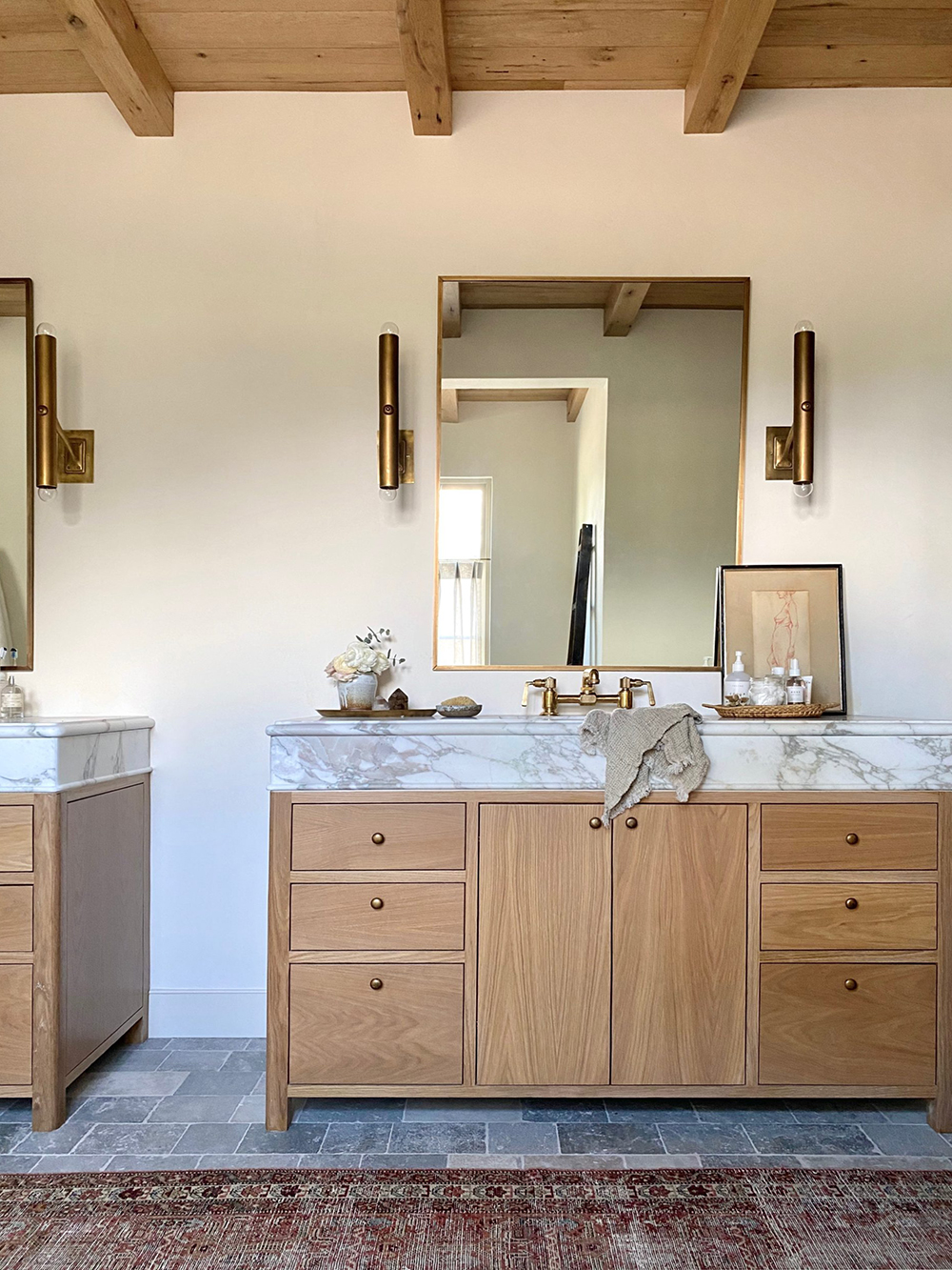 Earthy Organic Bathroom by Amber Lewis - Room For Tuesday